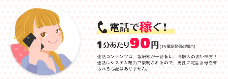 電話でお仕事