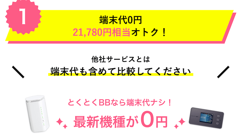 WiMAX（GMOとくとくBB）